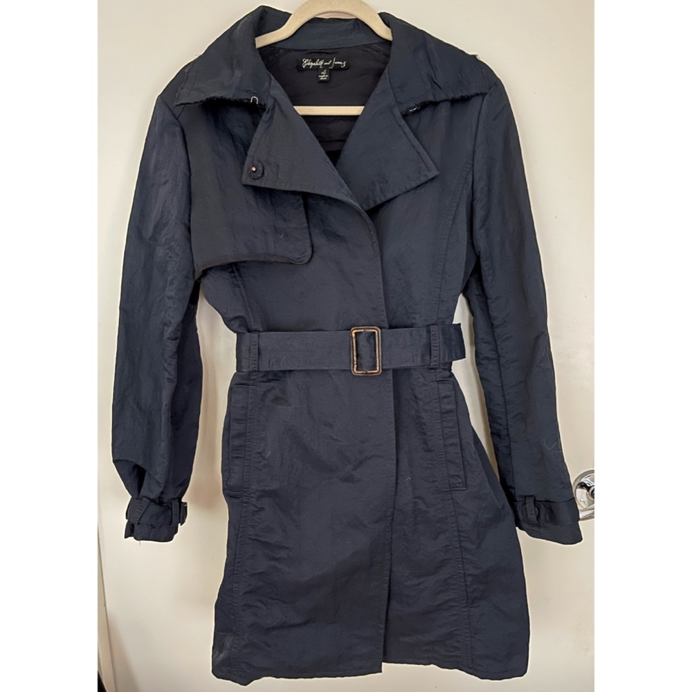 Elizabeth and James Navy Trench Coat